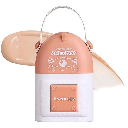 Concealer Moisturizing Gradient Foundation, Lightness Oil Control Long Lasting Waterproof Full Coverage Color Correcting Foundation-VivaGrace Women
