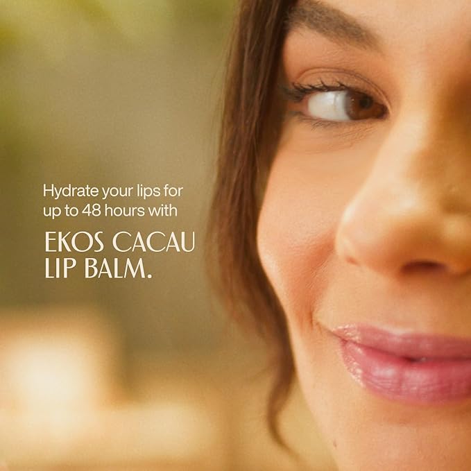 natura Ekos Cacau Lip Balm - Hydrated & Restored Lips - 48h Long-last Effect - Protects From External Aggressors - Vegan - Brazilian Beauty Secrets - Self Care - 0.12 oz (3.5g)-VivaGrace Women