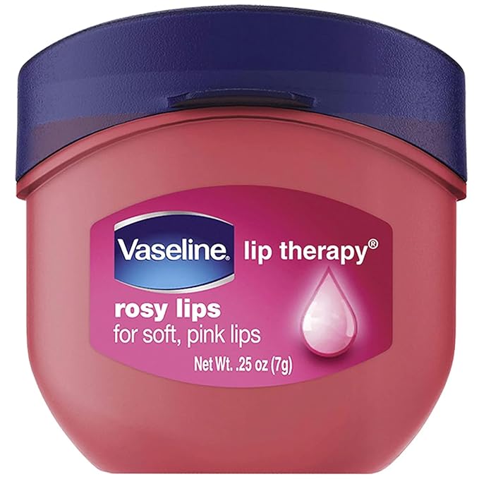 Vaseline, Rosy Lips, Lip Therapy.25 OZ, (Pack of 4)-VivaGrace Women