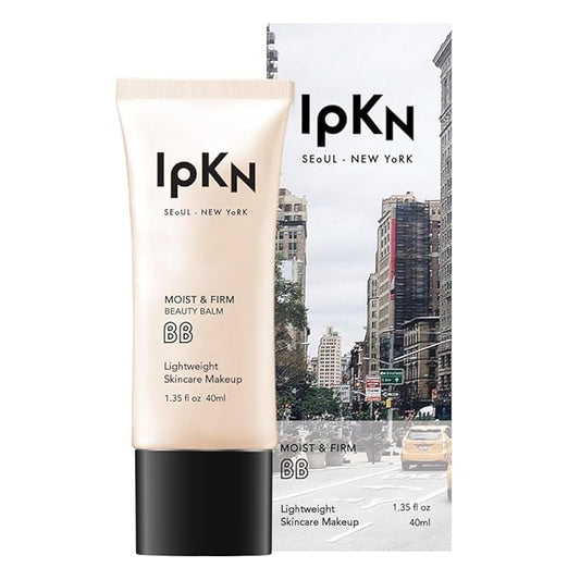IPKN Moist & Firm BB Cream - Ultra-Hydrating Daily BB Cream with or without SPF40 - Lightweight, Non-Greasy Face Base with Antioxidants for Smooth, Radiant Skin-VivaGrace Women