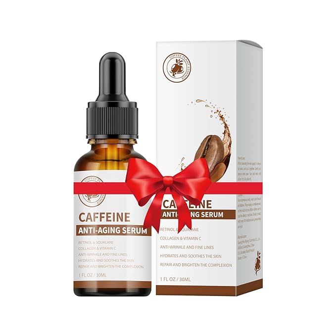 Caffeine Eye Serum Under Eye Treatment Serum for Moisturizing Anti-Aging Brightening Eye Serum, Caffeine Eye Cream for Wrinkles, Dark Spots and Dark Circles Beauty Skin Care-VivaGrace Women