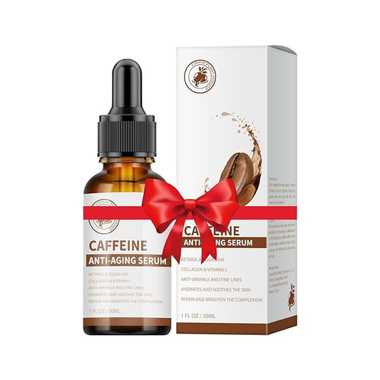 Caffeine Eye Serum Under Eye Treatment Serum for Moisturizing Anti-Aging Brightening Eye Serum, Caffeine Eye Cream for Wrinkles, Dark Spots and Dark Circles Beauty Skin Care-VivaGrace Women