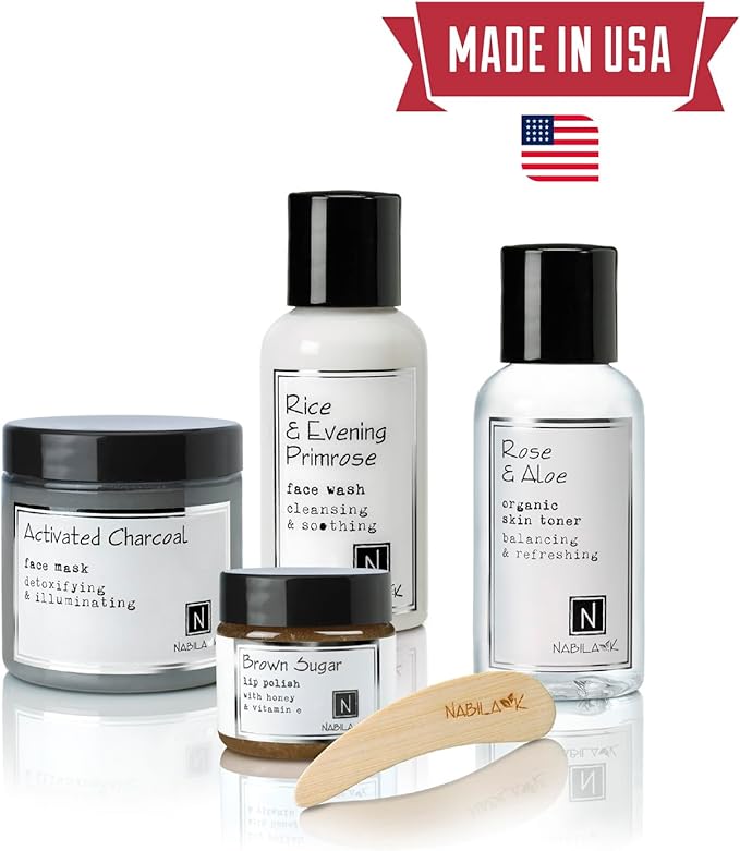 Organic Rose Bath Salts by Nabila K - Dead Sea Salt & Epsom Salt Scrub & Soak - Exfoliates & Hydrates Skin, Botanical Essential Oils - Bubble Bath Accessories for All Skins Types, 8 oz-VivaGrace Women