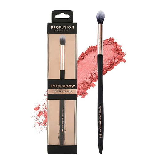 Profusion Cosmetics Pointed Crease Eyeshadow Brush Soft Synthetic Eyeshadow Blending For small Crease Eyebrow Long Lasting smudge Flawless Makeup Look-VivaGrace Women