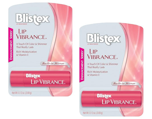 Blistex Lip Vibrance, Lip Protectant 0.13 oz (Pack of 2)-VivaGrace Women