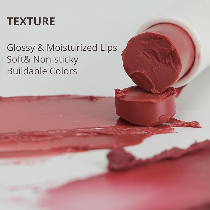 All Day Essential Tinted Lip Balm 03 Bite Watermelon | Natural Gloss Balm, Moisturizing Lip Care, Deep Nourishing Plant-Based Chapstick, Lasting Hydration Lip Butter for Dry Cracked Chapped Lips-VivaGrace Women