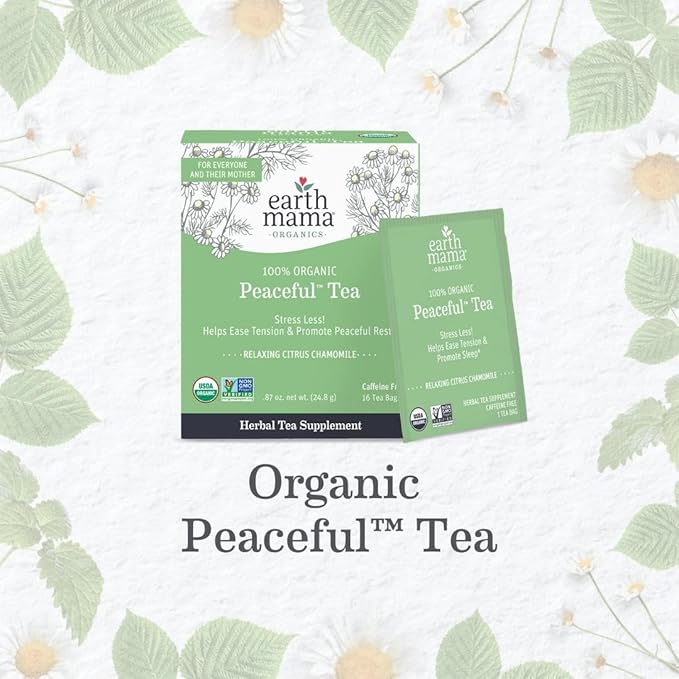 Earth Mama Pregnancy Pampering Gift Set|Organic Body Wash, Belly Butter, Lip Balm Set, Mini Deodorant Pack, Herbal Tea, Belly Oil & Sunscreen, 7 Pcs-VivaGrace Women