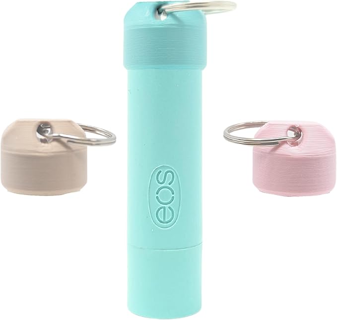 Keychain Holder EOS Lip Balm Stick (Keychain Only) - Travel Size Lip Balm Chapstick - Healing Stick - Made in USA-VivaGrace Women