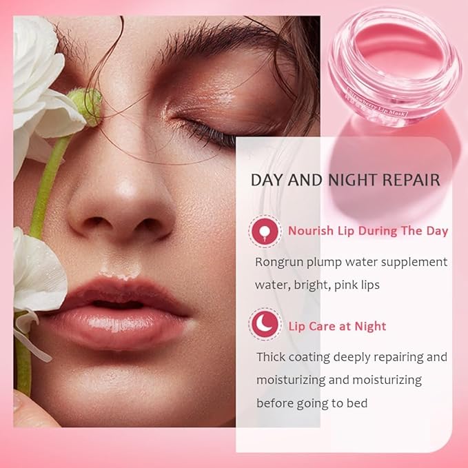 3PCS Bee Lip Balm Honey Pot, Moisturizing Propolis Lip Mask,Hydrating Prevention Dry and Cracked Lip Scrubs Exfoliator,Lip Sleep Mask Reduces Lip Lines Lip Skin Care Products-VivaGrace Women