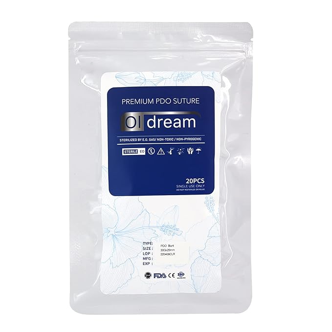 Pdo Threads Eye Lift for Eyes, Mono Screw Type, B-Type, 30G25MM, 20pcs-VivaGrace Women