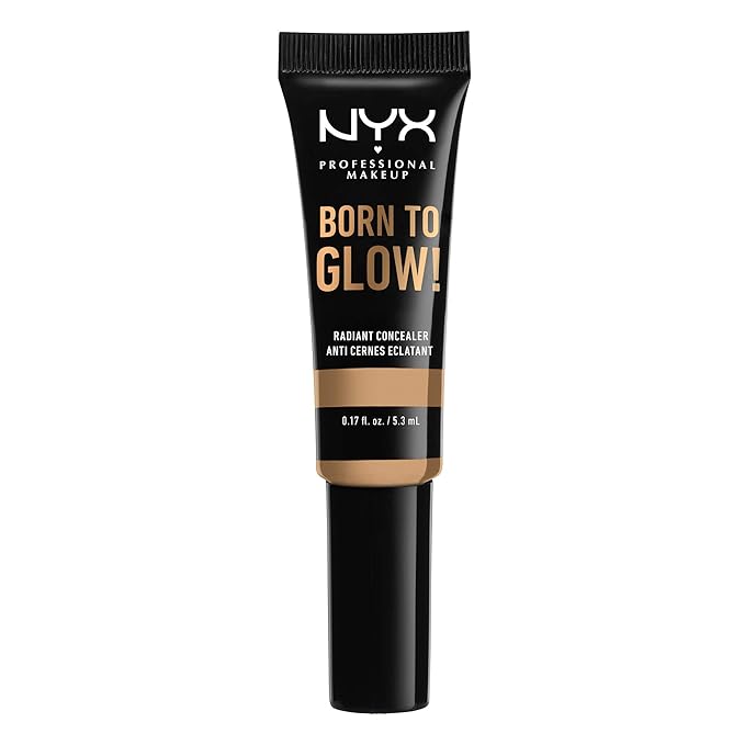 NYX PROFESSIONAL MAKEUP Born To Glow Radiant Concealer, Medium Coverage - Beige-VivaGrace Women