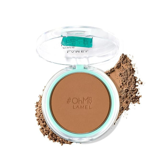 Lamel OhMy Clear Face Powder - Light Natural Coverage & Suet Control - Cruelty Free - Warm Beige N.407-VivaGrace Women