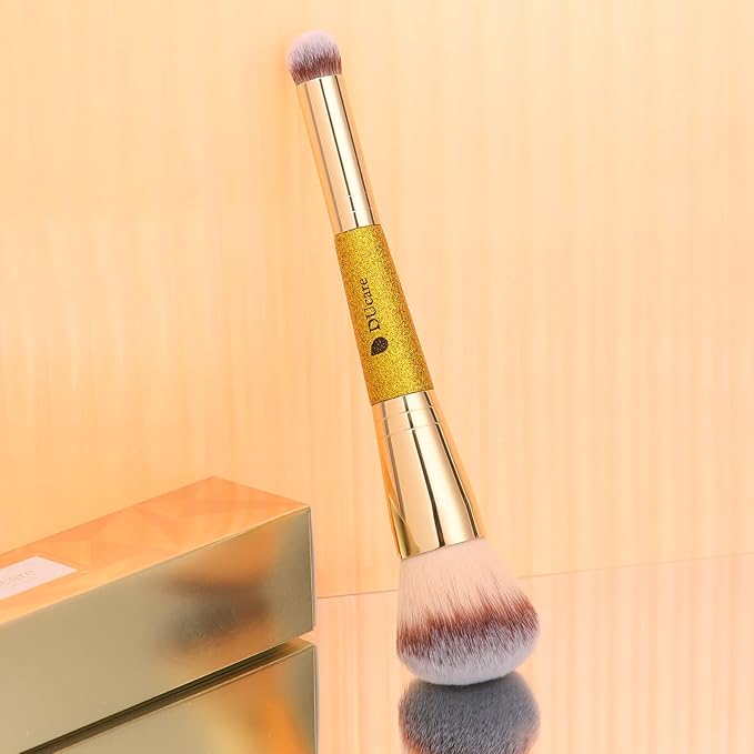 DUcare Powder Concealer Brush Foundation Makeup Brushes Double Ended Perfect for Rounded Taperd Liquid, Cream, Powder,Blending, Buffing-VivaGrace Women