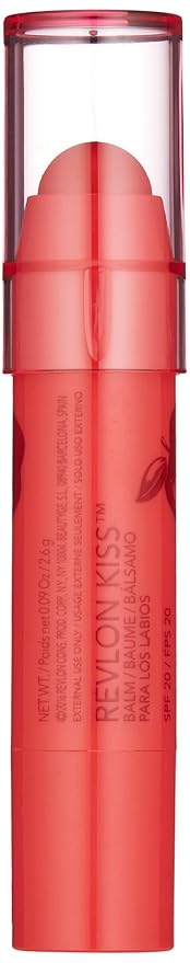 Revlon Lip Balm, Kiss Tinted Lip Balm, Face Makeup With Lasting Hydration, SPF 20, Infused With Natural Fruit Oils, 030 Crisp Apple, 0.09 Oz-VivaGrace Women