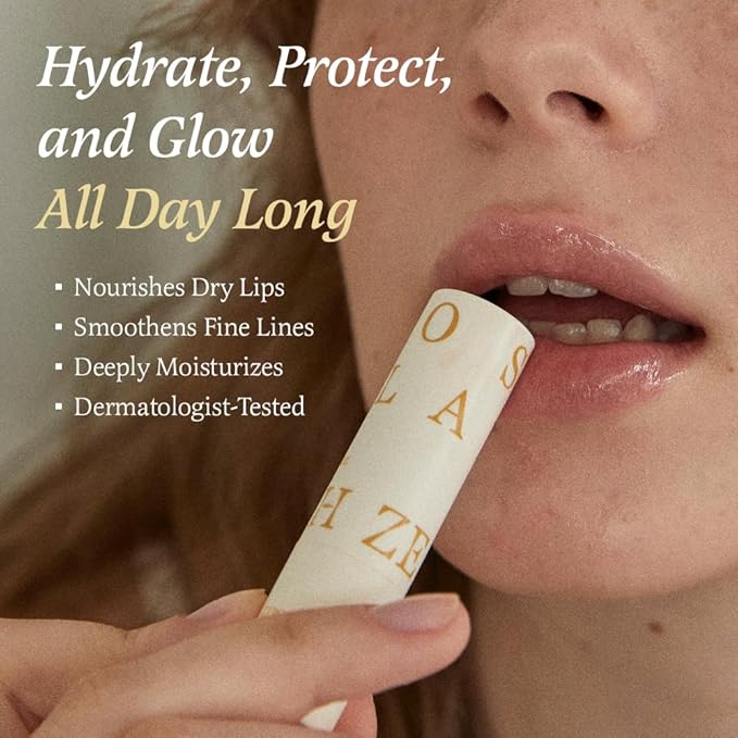 Zeroslash Vegan Lip Butter Stick with Shea Butter & Squalane 0.13oz – Hydrating Lip Balm for Dry, Chapped Lips | Plant-Based Lip Care with 6 Natural Oils | Overnight Lip Mask | Pack of 3-VivaGrace Women