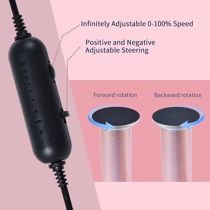 4.8IN Longer Electric Foot Callus Remover with 120pcs Sandpaper Discs, Professional Aluminum Callus Remover for Feet, Stepless Speed Control Pedicure Tools for Dead Skin (Black-pro)-VivaGrace Women