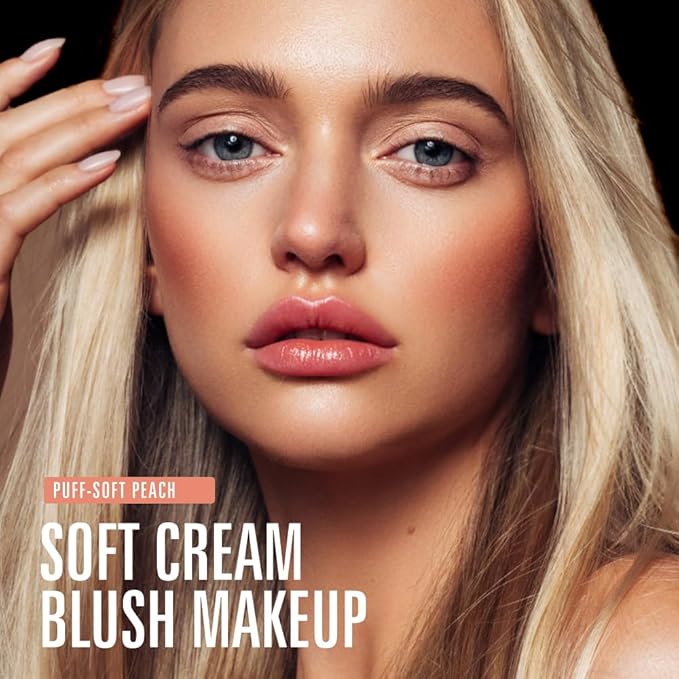 KIMUSE Soft Cream Blush Makeup, Liquid Blush for Cheeks, Weightless, Long-Wearing, Smudge Proof, Natural-Looking, Dewy Finish-VivaGrace Women