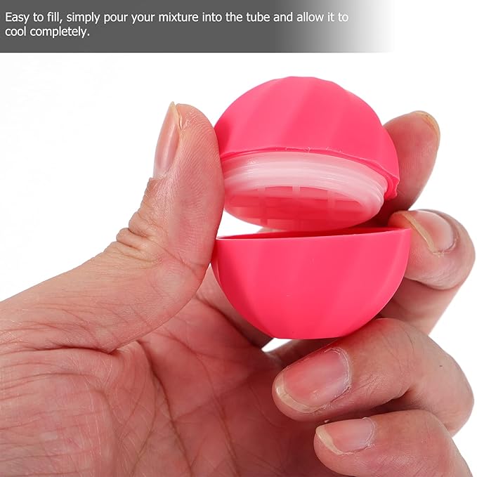 Lipgloss Containers Empty 10Pcs Empty Lip Lip Balm Bottles Filling Lipstick Box Empty Lip Balm Sphere Containers Balm Sphere Containers Empty Lip Balm Tubes-VivaGrace Women