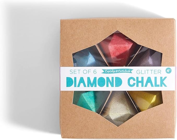Two's Company 43944 Diamond Chalk with Glitter in Gift Box, Set of 6-VivaGrace Women