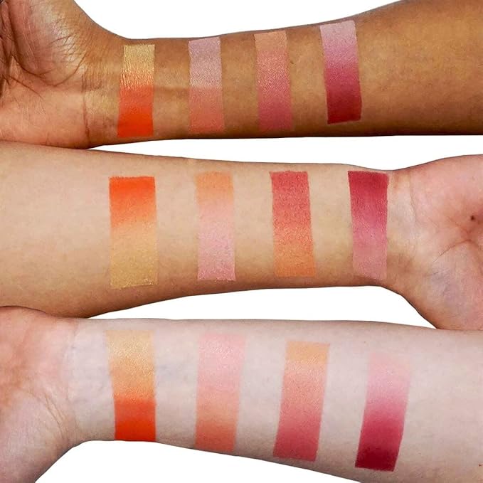 Kevyn Aucoin The Neo-Blush, Sunset: Blush makeup compact. Trio palette of gradient colors. Blends pearl, satin & matte finishes for highlighting cheeks. Personalized looks - natural to pop of color.-VivaGrace Women