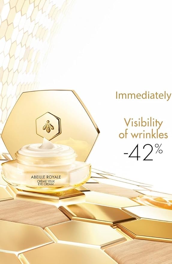 Guerlain Abeille Royale Multi-Wrinkle Minimizer Eye Cream, 0.5 Ounce-VivaGrace Women