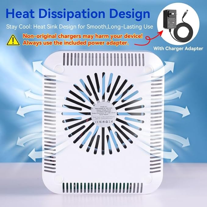 Makartt Nail Dust Collector - Professional Powerful Suction Larina Dust Collector Nail Tech LED Display, Adjustable Speed Reusable Filter, Strainer Panel for Acrylic Nail Polishing Manicure Salon Home-VivaGrace Women