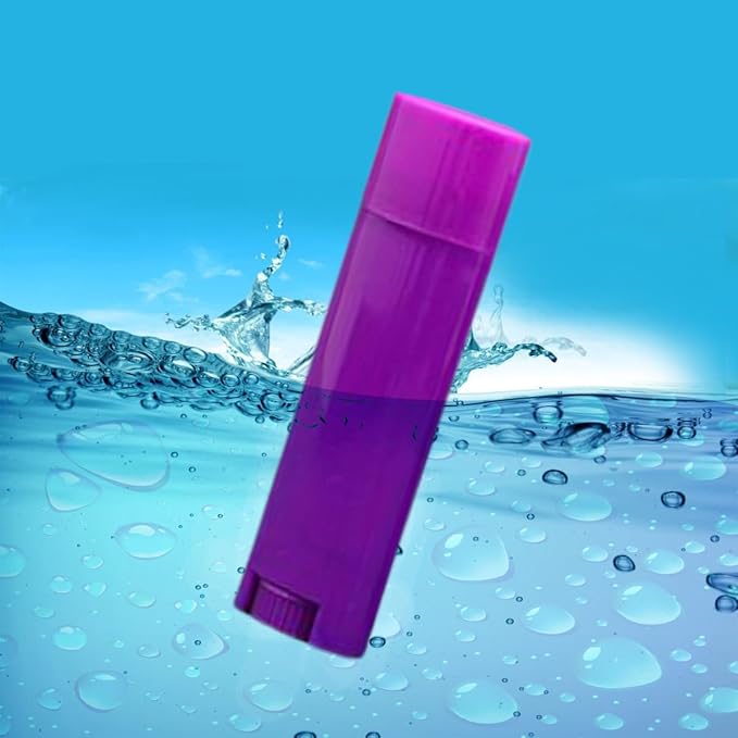 5ml 50Pcs Empty Oval Deodorant Lip balm Tubes Containers Twist-up Refillable Containers for Lipstick,Chapstick,Homemade Lip balm,DIY Deodorants(Purple)-VivaGrace Women