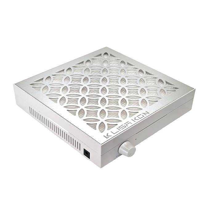 Nail Dust Collector with Reusable Filter, Professional Vacuum Fan Dust Extractor, Powerful & Quiet Nail Tech Dust Suction Machine for Acrylic Gel Nail Polishing, High-End Nail Salon-VivaGrace Women