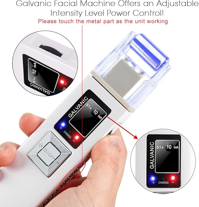 Portable Galvanic Microcurrent Skin Firming Machine, Anti-Aging Face Lift Massager Home Use Beauty Salon Device-VivaGrace Women