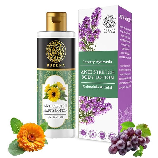 Anti-Stretch Marks Body Lotion - Reduce Visible Stretch Marks - 100% Natural (150 Ml (Pack Of 1))-VivaGrace Women