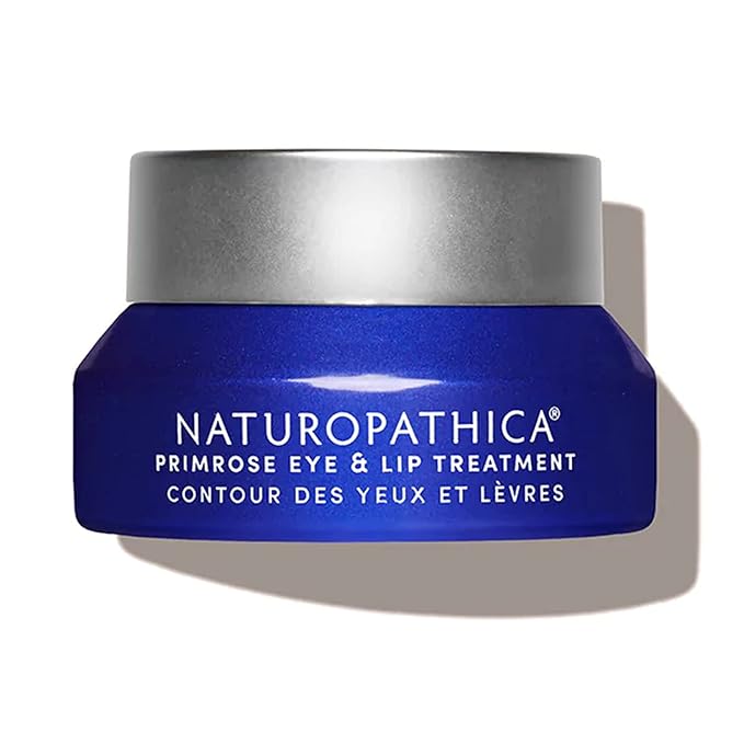 Naturopathica Primrose Eye & Lip Treatment, Wrinkle Remedy and Daily Lip & Eye Cream with Acai Fruit Oil for All Skin Types, 0.5 fl oz (15 ml)-VivaGrace Women
