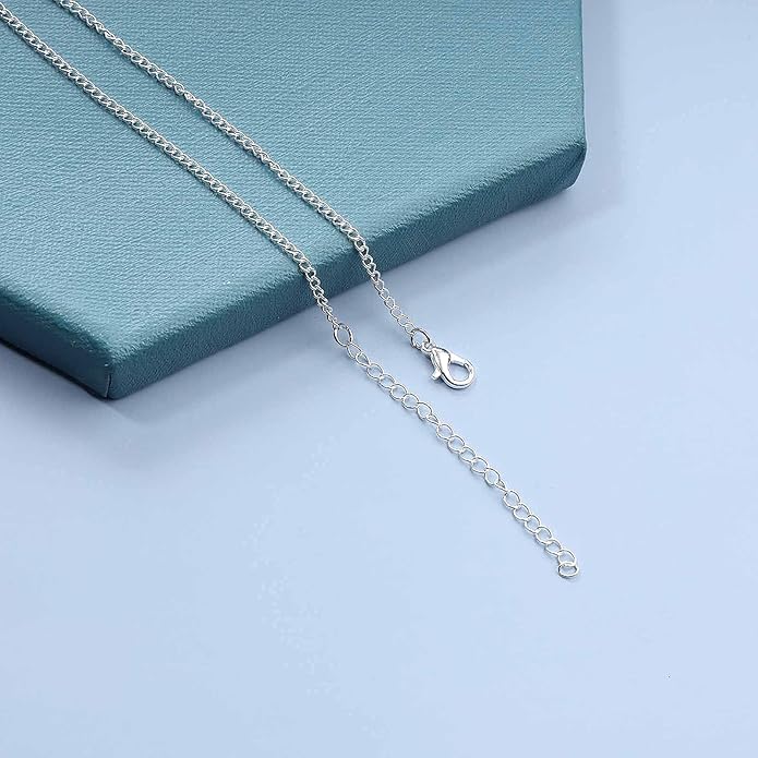 Boho Long Circle Pendant Necklace Silver Y Lariat Necklace Minimalist Y Drop Chain Necklace Jewelry for Women-VivaGrace Women