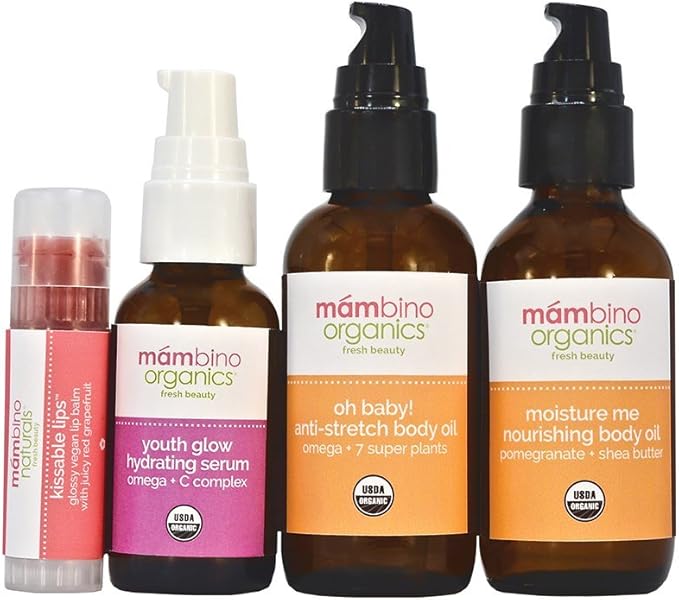 Mambino Organics Kissable Lips Glossy Vegan Lip Balm, Juicy Red Grapefruit, 7 G, 3 Pack-VivaGrace Women