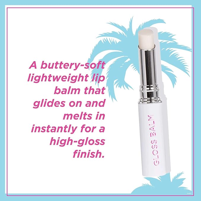 Petite 'n Pretty New Makeup Set - Featherlight Clear Mascara & Brow Gel, Glo$$ Balm, Cloud Mine Backpack, Biodegradable Blotting Sheets + Makeup Bag for Kids, Tweens and Teens-VivaGrace Women