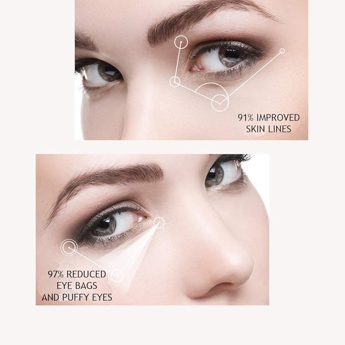 Eye Electro Vibro Purifying Cream Caviar Nettoyante Anti-Aging Removes Dark Circles Sodium Hyaluronate-VivaGrace Women