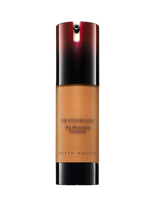 Kevyn Aucoin The Etherealist Skin Illuminating Foundation, EF 15 (Deep) shade: Comfortable, shine-free, smooth, moisturize. Medium to full coverage. Makeup artist go to. Even, bright & natural look.-VivaGrace Women