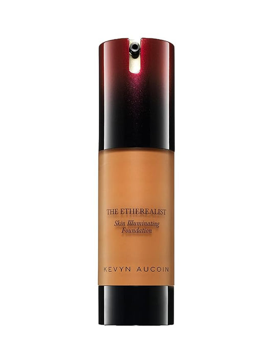 Kevyn Aucoin The Etherealist Skin Illuminating Foundation, EF 15 (Deep) shade: Comfortable, shine-free, smooth, moisturize. Medium to full coverage. Makeup artist go to. Even, bright & natural look.-VivaGrace Women