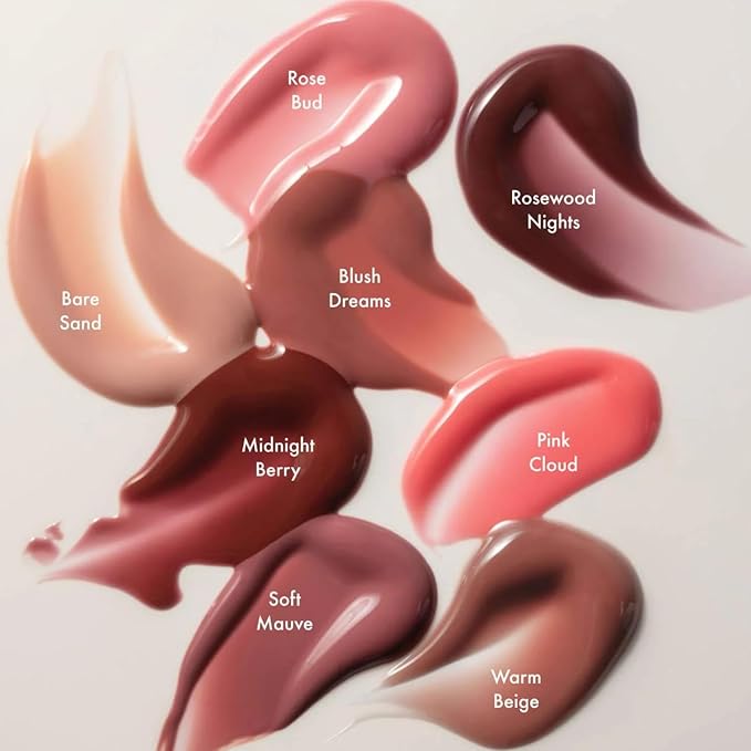 Summer Fridays Dream Lip Oil - Tinted Lip Oil with Moisturizing Sheer Coverage, High-Shine and Deep Hydration - Non-Sticky Formula for Long-Lasting Softness - Rose Bud (0.15 Oz)-VivaGrace Women