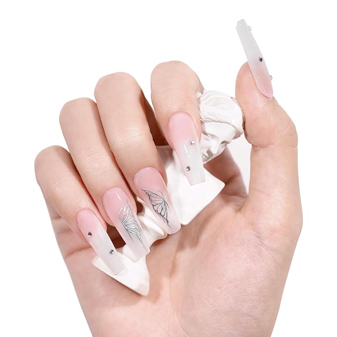 L'UGX Sheer Milky White Gel Polish 15ML Neutral Translucent Gel Nail Polish UV Jelly Natural French Gel Nail Color for Nail Art DIY Manicure & Pedicure at Home Salon Holiday Gifts for Women