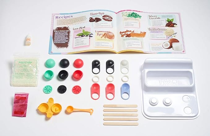 SmartLab Toys Go Natural Deluxe Lip Balm Lab with 20 Recipes, Tips and Techniques. STEM Science Lab-VivaGrace Women
