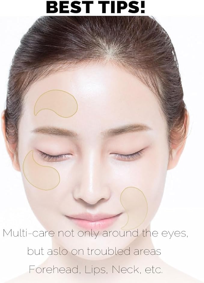 PS.PRETTYSKIN Gold Collagen Hydrogel Eye Patch 60-Sheets-VivaGrace Women