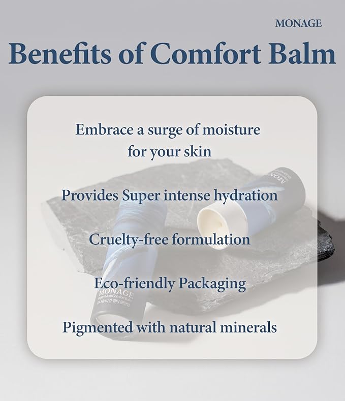 Korea Vegan & Nourishing & Moisturizing Lip Care Made from 100% Natural Ingredients, Organic Moisturizer for Dry, Cracked Lips & Skin, Long-lasting Lip Balm, Comfort, 0.38 Ounce-VivaGrace Women