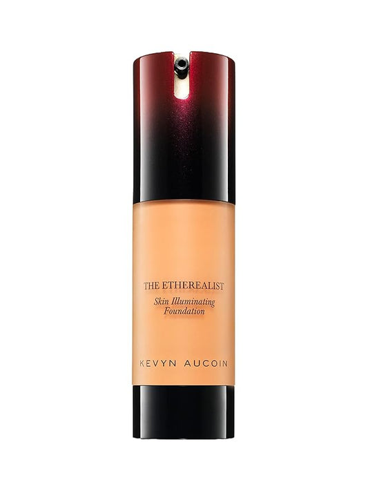 Kevyn Aucoin The Etherealist Skin Illuminating Foundation, EF 10 (Medium) shade: Comfortable, shine-free, smooth, moisturize. Medium to full coverage. Makeup artist go to. Even, bright & natural look-VivaGrace Women