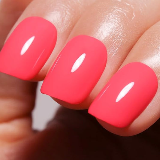 Imtiti Gel Nail Polish, 1Pcs 15ml Red Color Gel Polish Soak Off LED Nail Polish Gel Nail Art Design Manicure Salon DIY at Home Holiday Gift