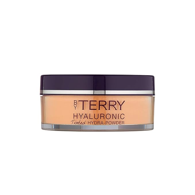 By Terry Hyaluronic Tinted Hydra-Powder, Non-Drying Loose Face Setting Powder, Blur Imperfections & Mattify, Medium Fair, 0.35 oz-VivaGrace Women