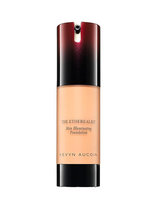 Kevyn Aucoin The Etherealist Skin Illuminating Foundation, EF 06 (Medium) shade: Comfortable, shine-free, smooth, moisturize. Medium to full coverage. Makeup artist go to. Even, bright & natural look.-VivaGrace Women