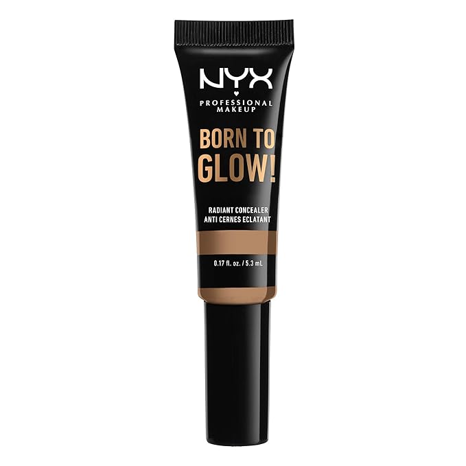 NYX PROFESSIONAL MAKEUP Born To Glow Radiant Concealer, Medium Coverage - Caramel-VivaGrace Women