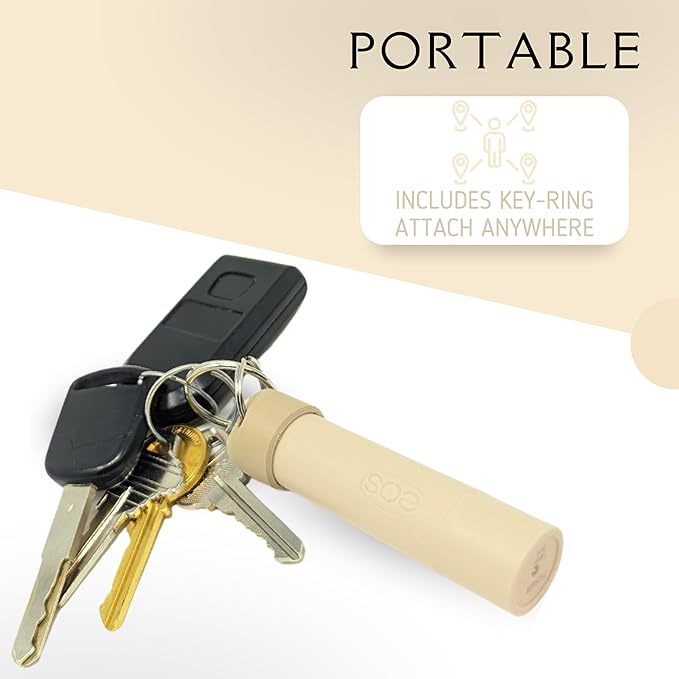 Keychain Holder EOS Lip Balm Stick (Keychain Only) - Travel Size Lip Balm Chapstick - Healing Stick - Made in USA-VivaGrace Women