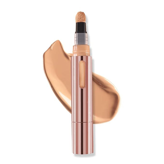 Mally Beauty - The Plush Pen Brightening Concealer Stick - Medium - Hydrating Turmeric, Vitamin E, and Hyaluronic Acid Infused Formula - Medium Buildable Coverage with a Natural, Smooth Finish-VivaGrace Women