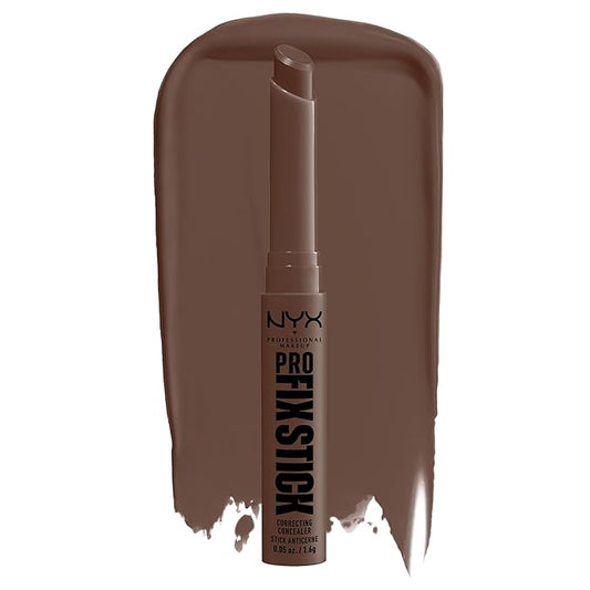 NYX PROFESSIONAL MAKEUP Pro Fix Stick Correcting Concealer, Buildable Medium Coverage Concealer Stick - Deep Walnut-VivaGrace Women